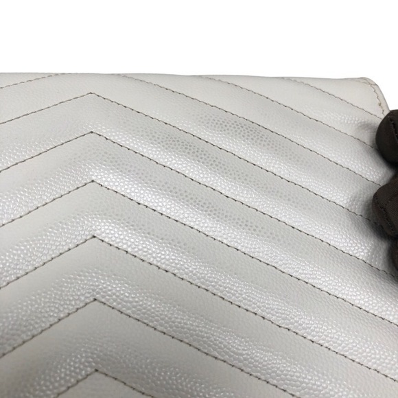 Saint Laurent Stitch Chain Wallet Shoulder Bag - Picture 10 of 12